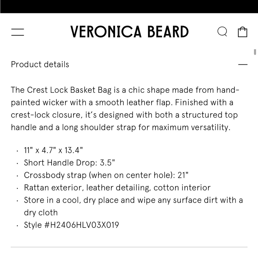 Veronica Beard Red Woven Top-Handle Satchel - Picture 5 of 7